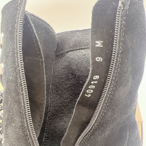 La Canadienne Nila Black Suede Waterproof Platform Lace Combat Ankle Boots US 9 - Picture 14 of 14
